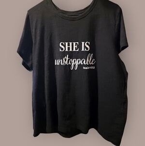 Tshirt Scripture Graphic Womens XL-20